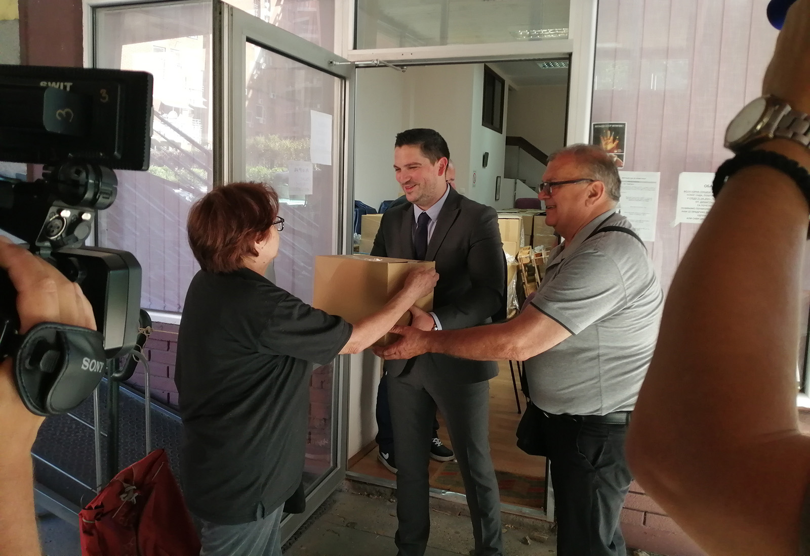 Gradonačelnik Đurić sa Predsednicom Milenom Žarković i Potpredsednicom Nadom Golić
