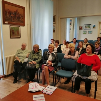 Предавање у Удружењу пензионера Града Новог Сада - Очување и провера слуха