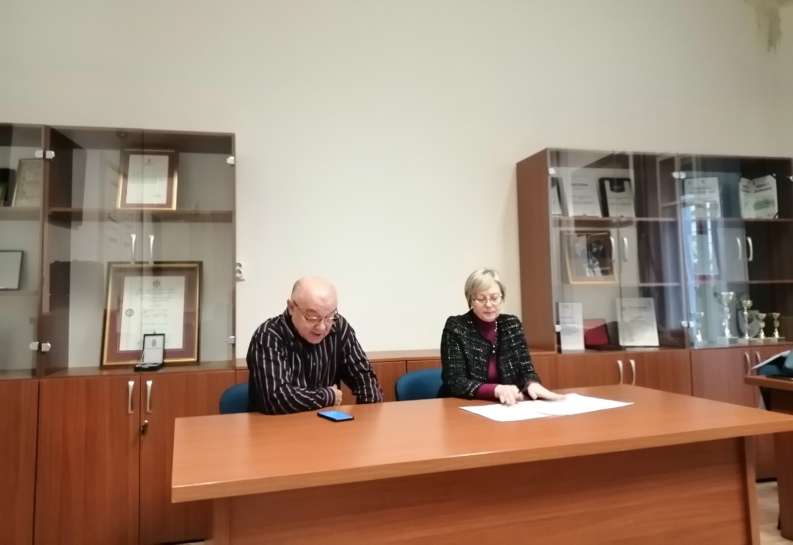 Gradonačelnik Đurić sa Predsednicom Milenom Žarković i Potpredsednicom Nadom Golić